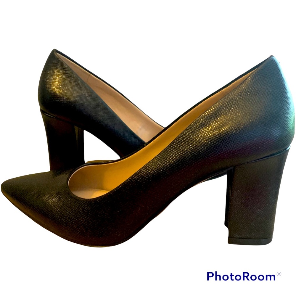 Amelia Grace Textured Block Heels